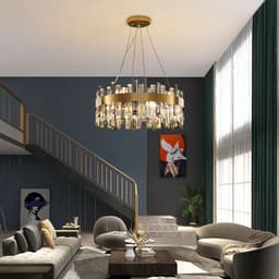 image-Crystal Chandelier Living Room Lights Simple