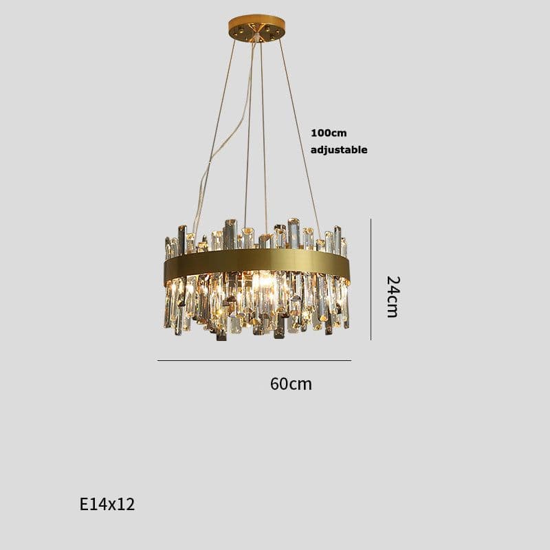 image-Crystal Chandelier Living Room Lights Simple