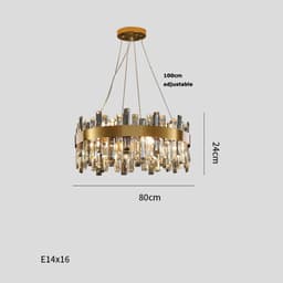 image-Crystal Chandelier Living Room Lights Simple
