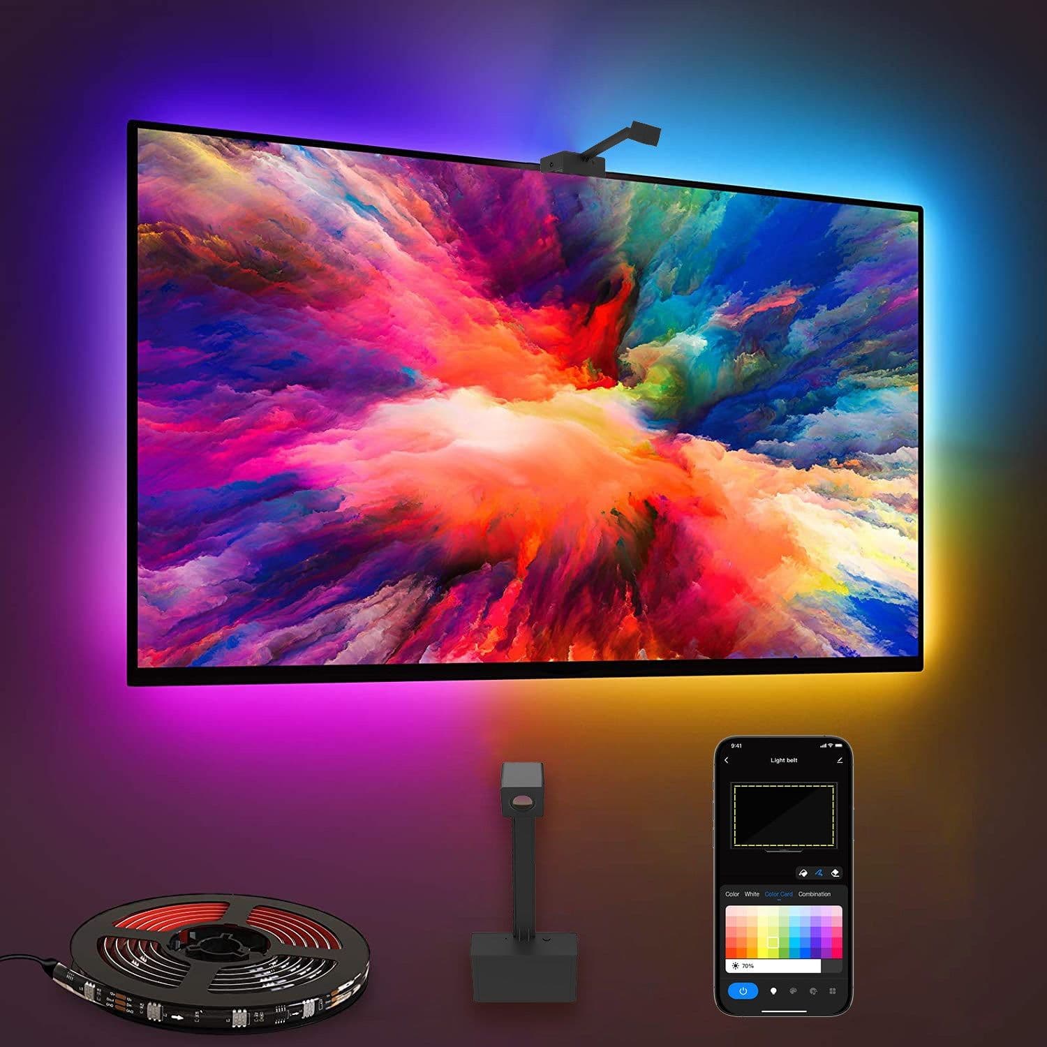 image-Graffiti IPC TV Screen Color Picker Kit RGB Full-color LED Light Band