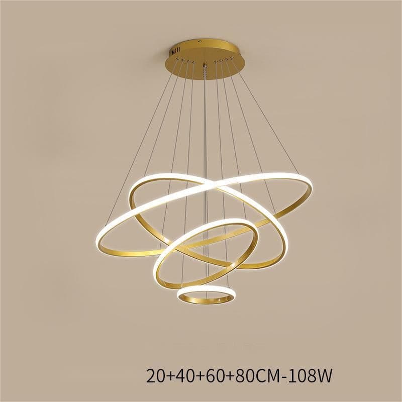 image-Living Room Chandelier Dining Room Lamp Intelligent Simple Household Chandelier