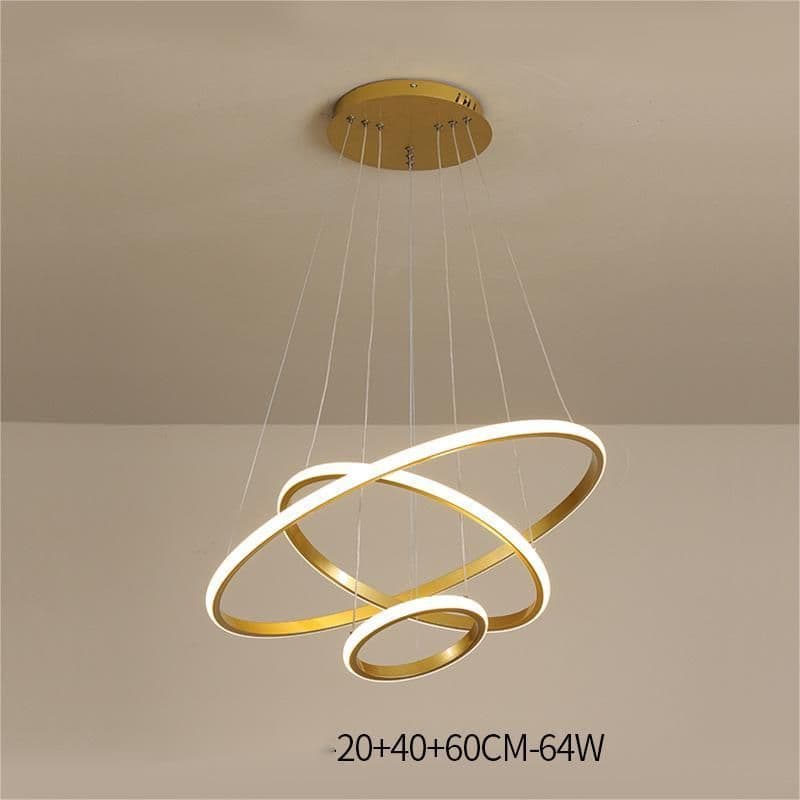 image-Living Room Chandelier Dining Room Lamp Intelligent Simple Household Chandelier