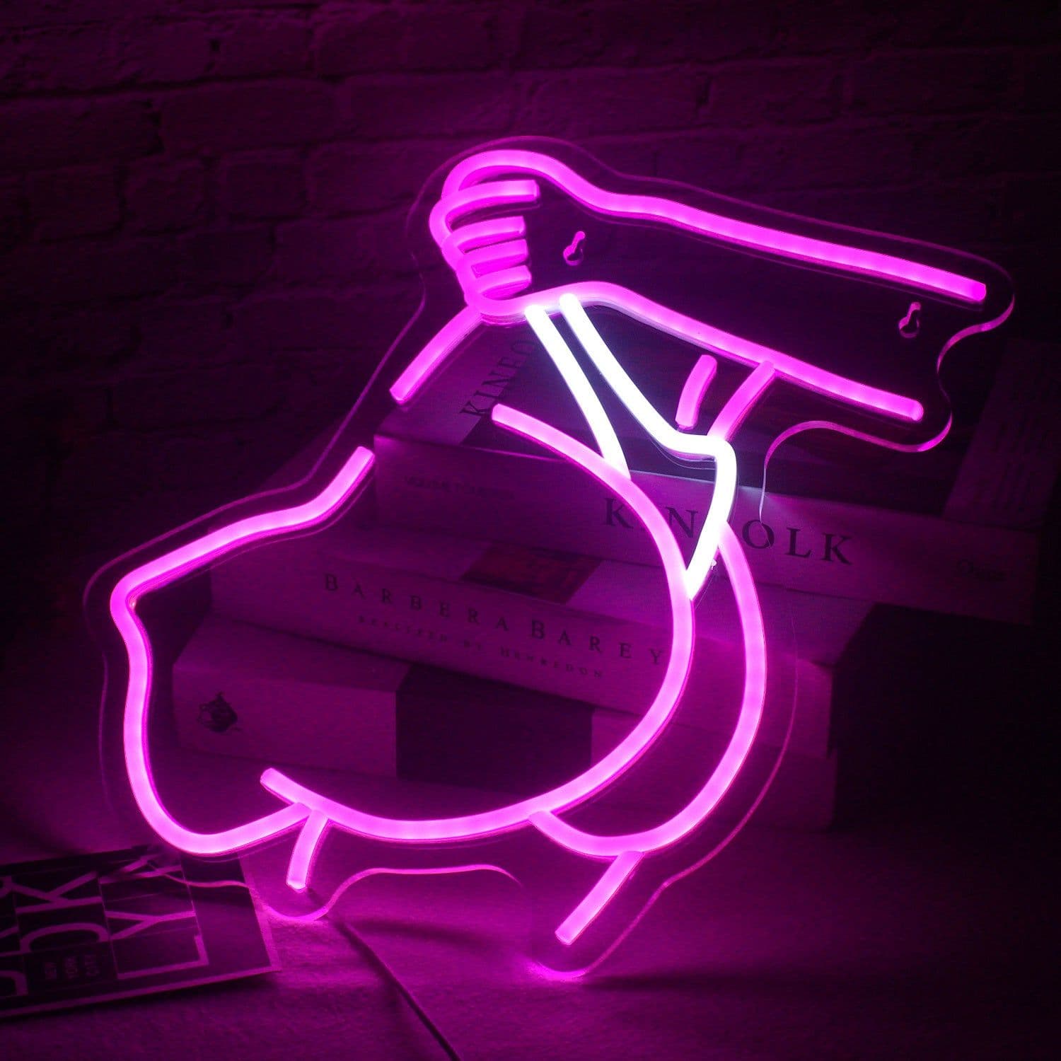 image-Neon Lights In The Shape Of Bar Beauties
