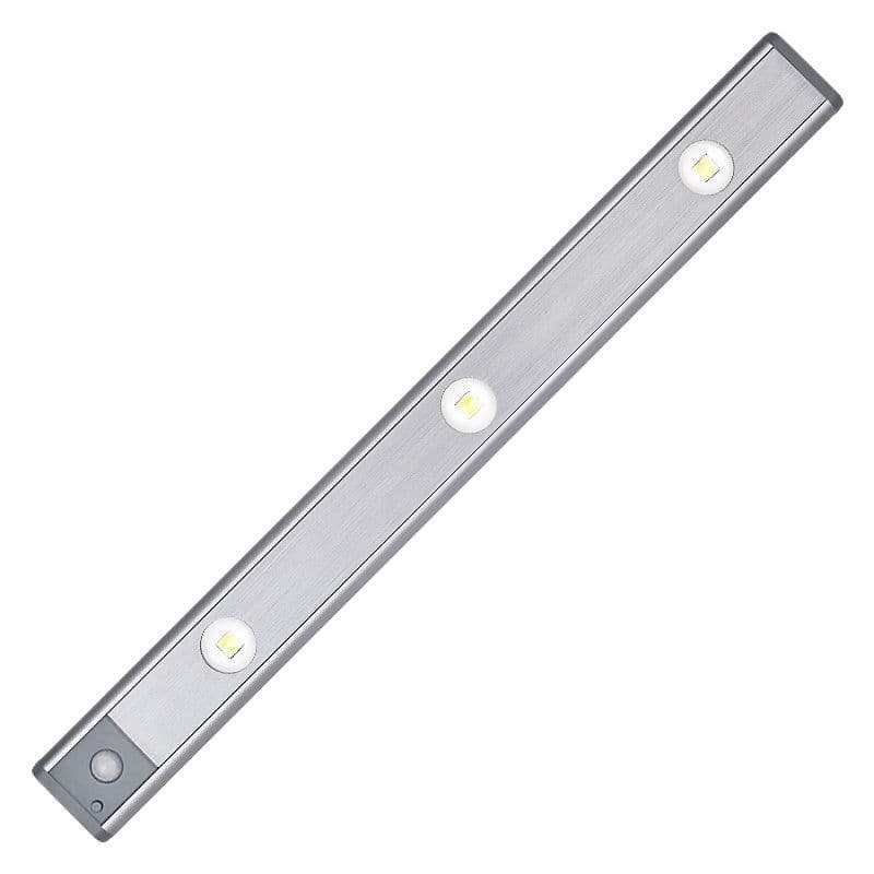 image-Motion Sensor Lamp Under The Cabinet Dimmable Cabinet Lamp Rechargeable Magnetic Suction Installation Kitchen Night Light Wardrobe Lamp