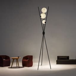 image-Moon Three-body Floor Lamp - Modern Minimalist Design Style