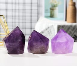 image-Natural Crystal Cake Tower Night Light