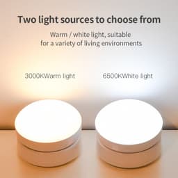 image-Rotating Human Body Sensor Light Corridor Garage Light Wardrobe Light Motion Sensor Night Light