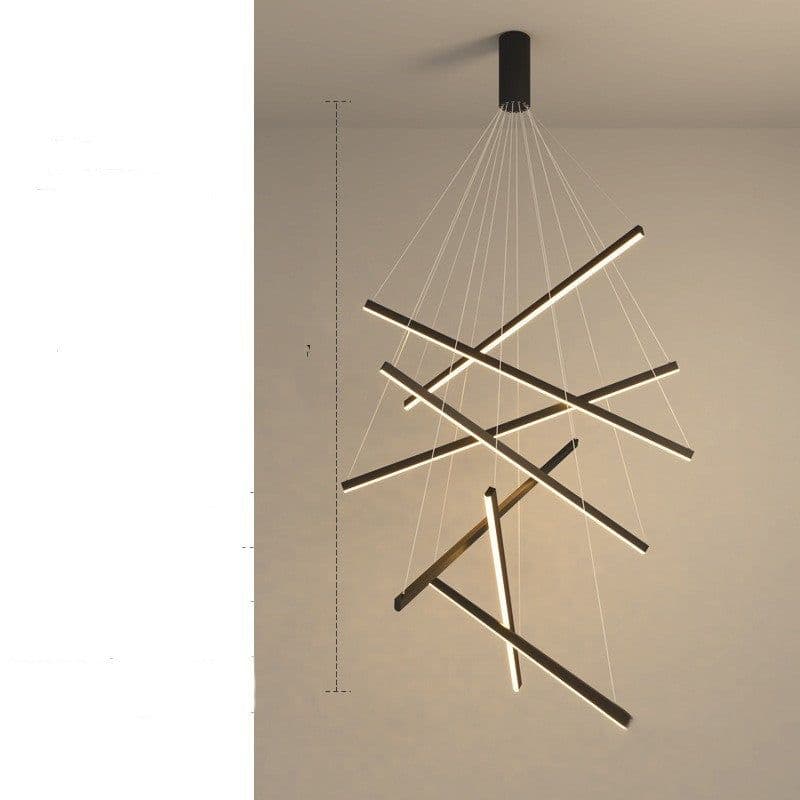 image-Modern Simple Atmosphere Light Luxury Small Apartment Pick High School Empty Lamps Chandelier