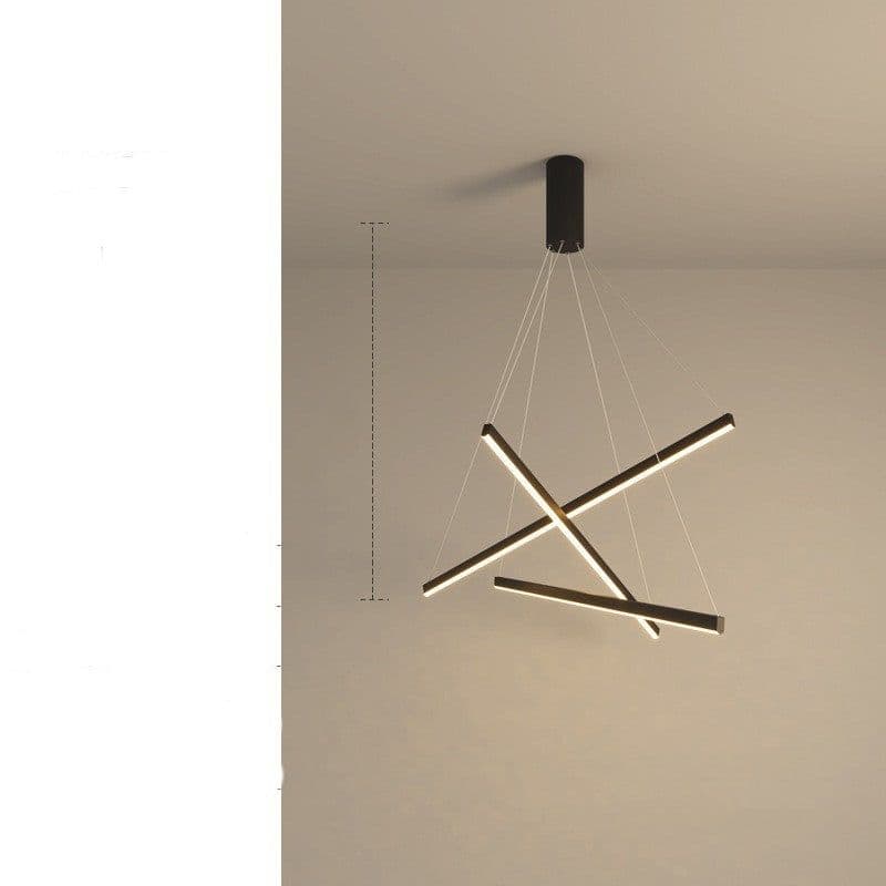 image-Modern Simple Atmosphere Light Luxury Small Apartment Pick High School Empty Lamps Chandelier