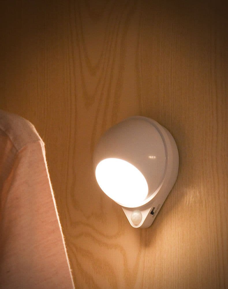 image-Wireless USB Rechargeable Body Sensor Light Home Decoration Night Light Bedroom Porch Balcony Corridor Light