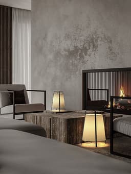 image-Japanese Wabi-sabi Floor Lamp New Chinese Style Modern Simple Living Room