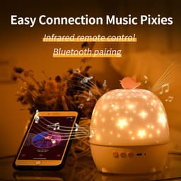 image-Projection Lamp 6 Kinds Of Projection Patterns Bluetooth Sound Lamp LED Night Lamp Indoor Atmosphere Lamp Birthday Gift