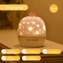 image-Projection Lamp 6 Kinds Of Projection Patterns Bluetooth Sound Lamp LED Night Lamp Indoor Atmosphere Lamp Birthday Gift