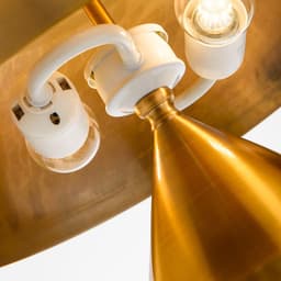 image-Post-modern Creative Simple Model Room Hotel Desktop Bedroom Bedside Semi-circular Hardware Mushroom Desk Lamp