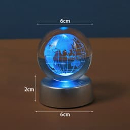 image-Starry Galaxy Series Crystal Ball Luminous 3D Carved Glass Inside