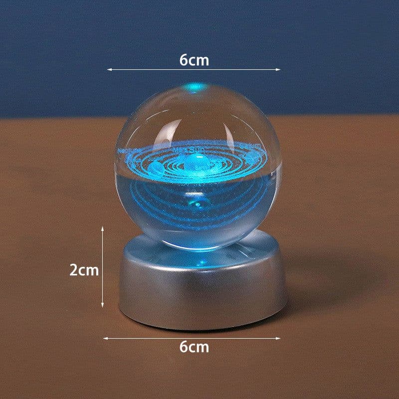 image-Starry Galaxy Series Crystal Ball Luminous 3D Carved Glass Inside