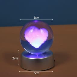 image-Starry Galaxy Series Crystal Ball Luminous 3D Carved Glass Inside