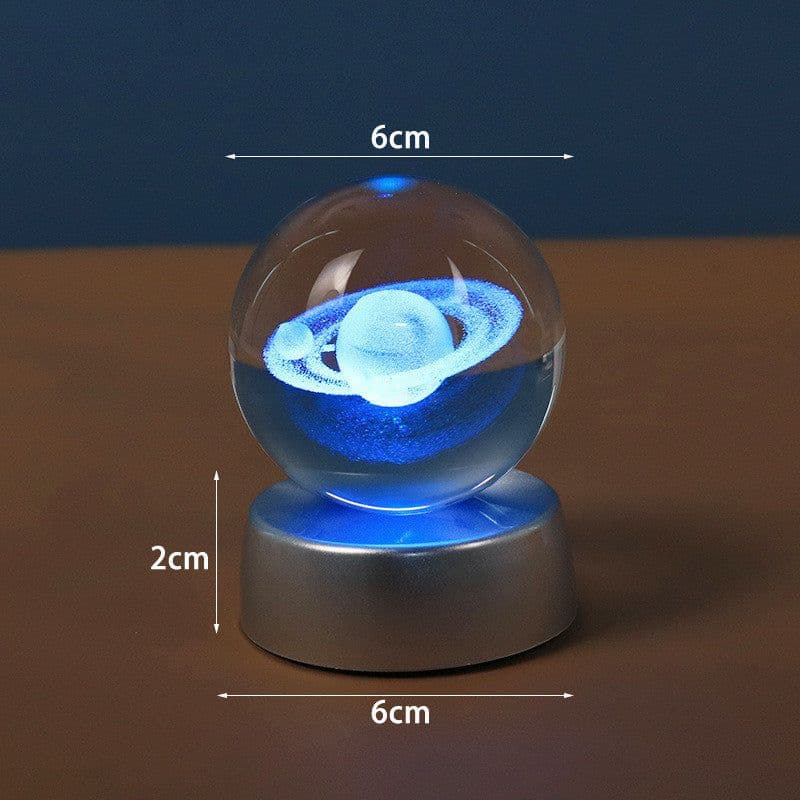 image-Starry Galaxy Series Crystal Ball Luminous 3D Carved Glass Inside