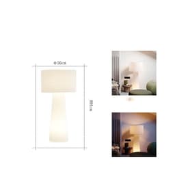 image-Floor Lamp Living Room Bedroom Study Art Large Decoration Fabric Lighting