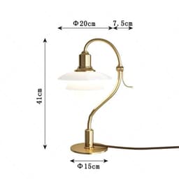 image-Bedroom Bedside Glass Decorative Floor Lamp