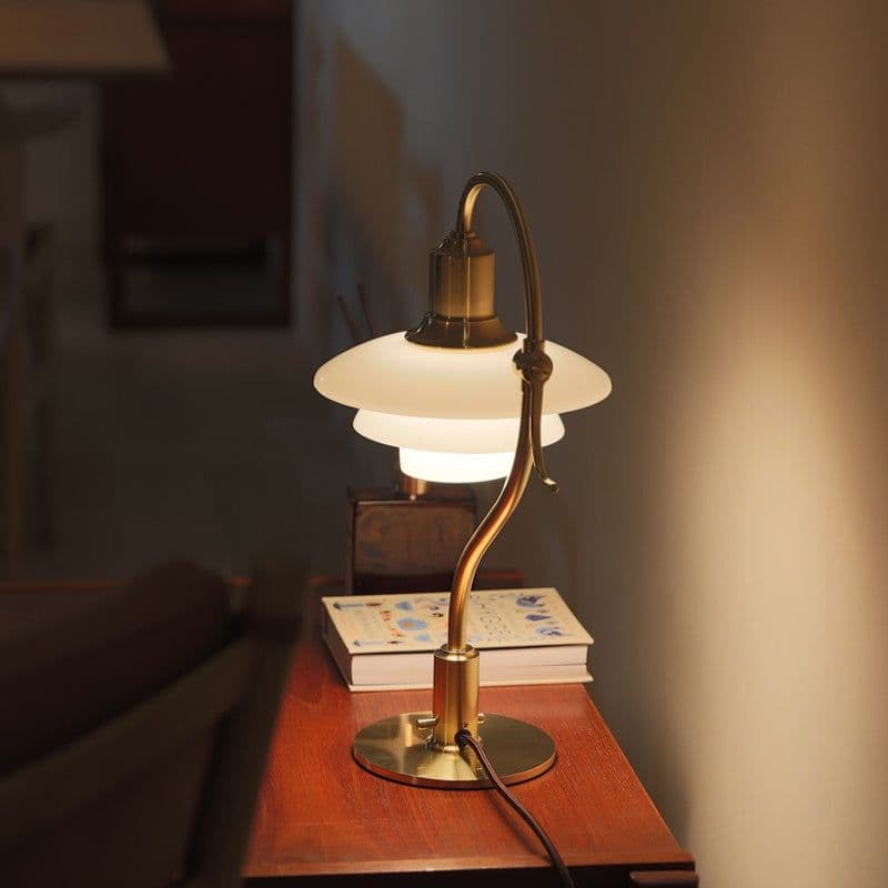 image-Bedroom Bedside Glass Decorative Floor Lamp