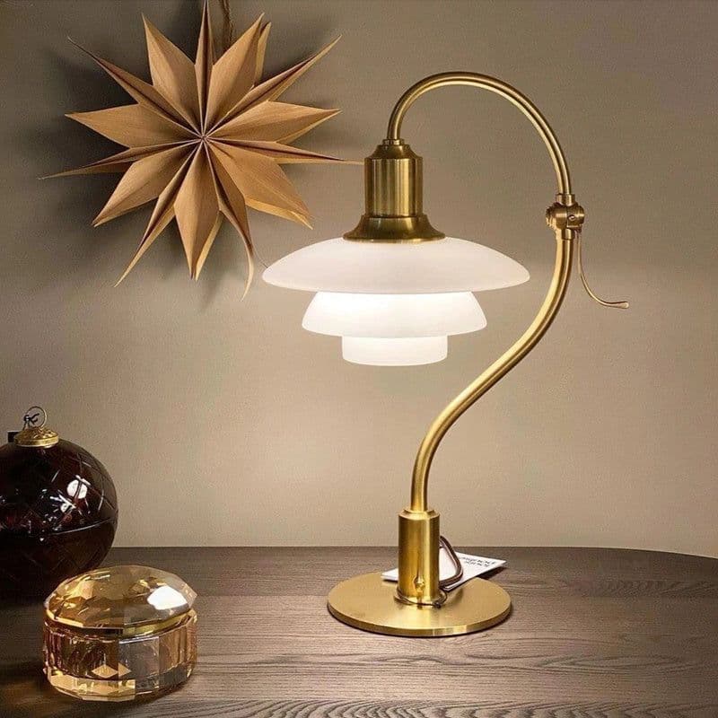 image-Bedroom Bedside Glass Decorative Floor Lamp