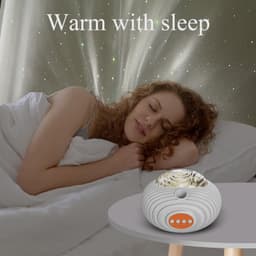 image-2023 New Double Effect Northern Lights Projector Lamp Milky Way Atmosphere Lamp Starry Sky Lamp White Noise Projector Lamp With Rometes