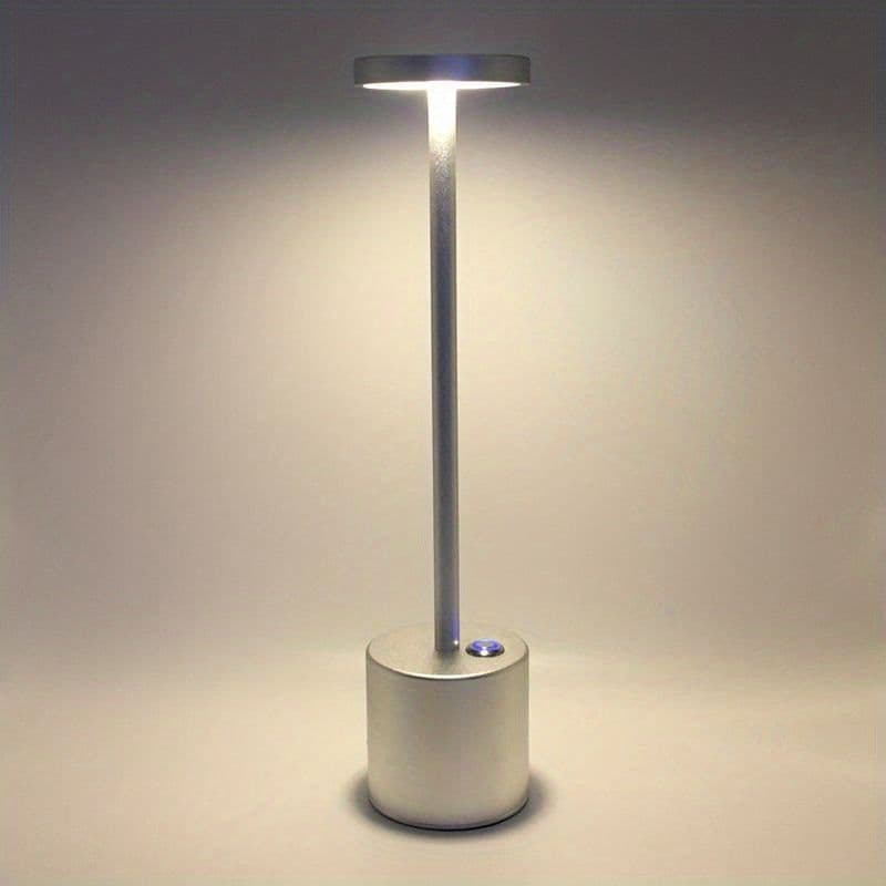 image-Cordless Rechargeable Touch Control LED Night Light Table Lamp Modern Bedside LED USB Desk Atmosphe Lamp