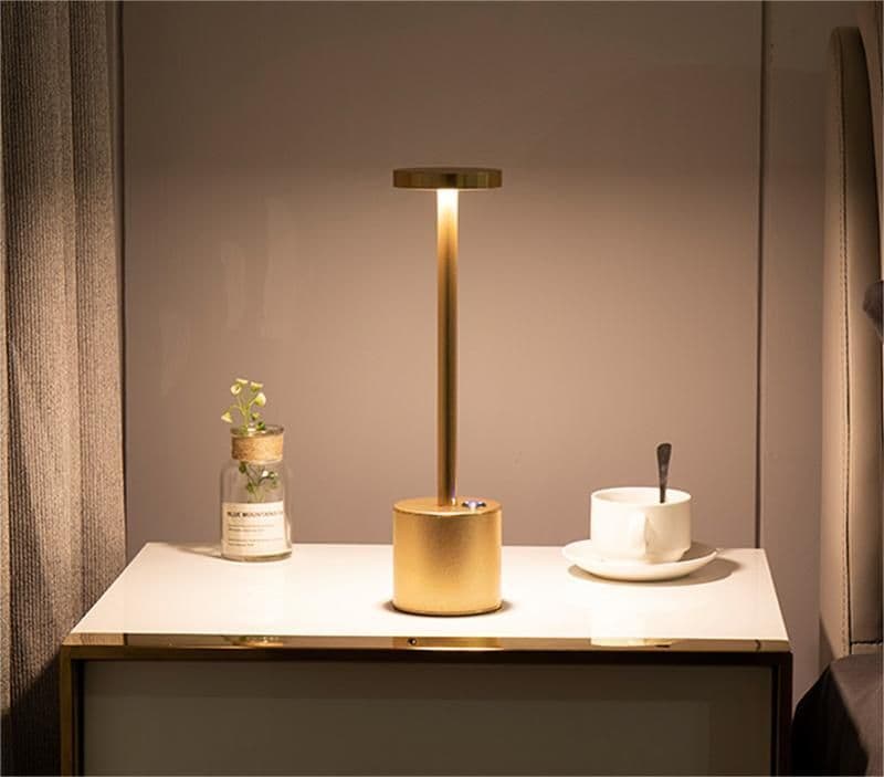 image-Cordless Rechargeable Touch Control LED Night Light Table Lamp Modern Bedside LED USB Desk Atmosphe Lamp