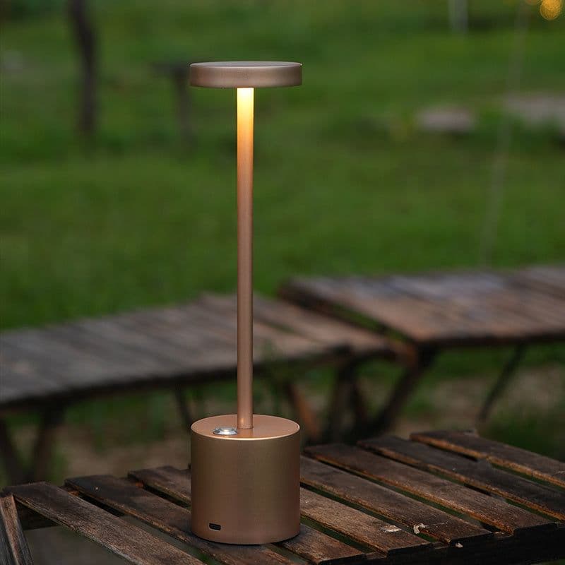 image-Cordless Rechargeable Touch Control LED Night Light Table Lamp Modern Bedside LED USB Desk Atmosphe Lamp
