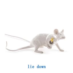 image-Creative Nordic Resin Mouse Table Lamp Desk LED Night Lights Small Mini Rat Desk Lamps
