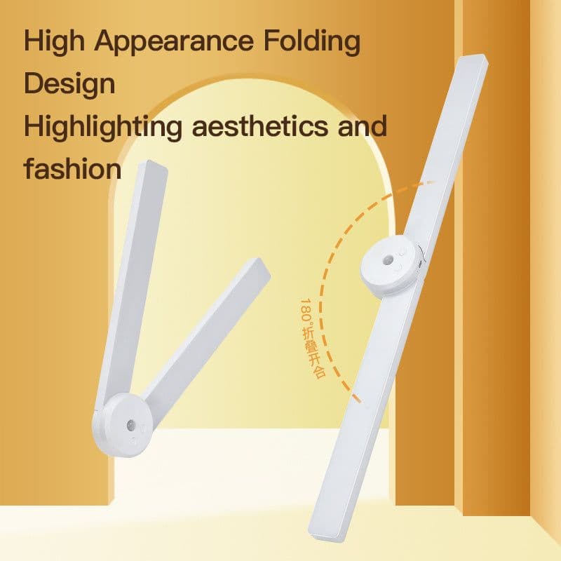 image-Intelligent Cabinet Light With Foldable Automatic Human Body Sensing Light, Clothing Cabinet Light, Wine Cabinet Light, Strip Light, Magnetic Wall Light