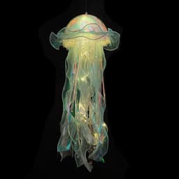 image-The Girl's Room Is Decorated With Jellyfish Lamps