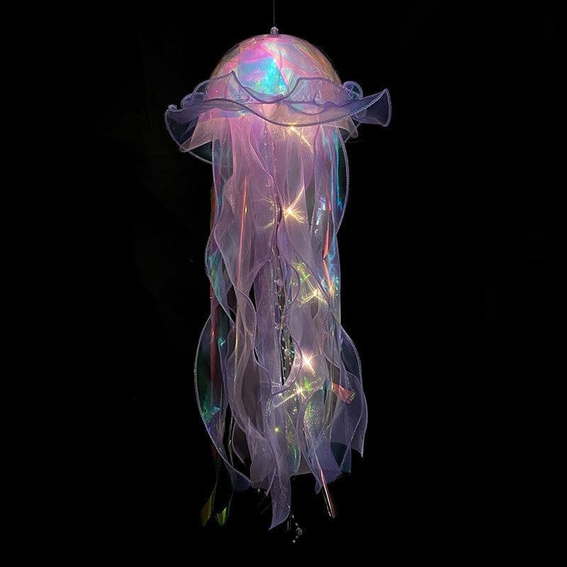 image-The Girl's Room Is Decorated With Jellyfish Lamps