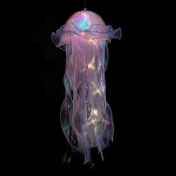 image-The Girl's Room Is Decorated With Jellyfish Lamps