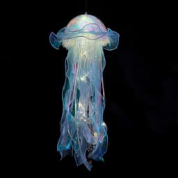image-The Girl's Room Is Decorated With Jellyfish Lamps