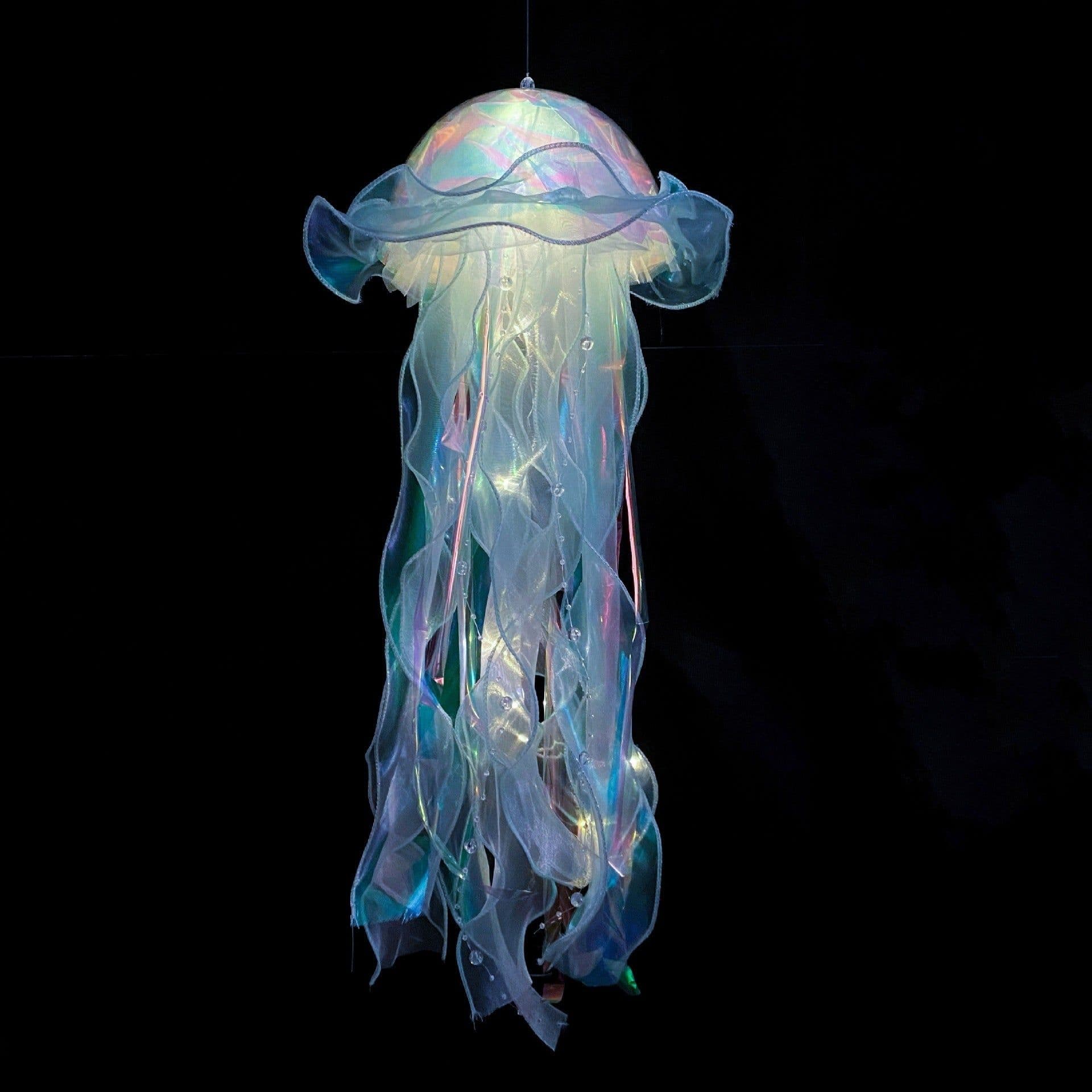 image-The Girl's Room Is Decorated With Jellyfish Lamps