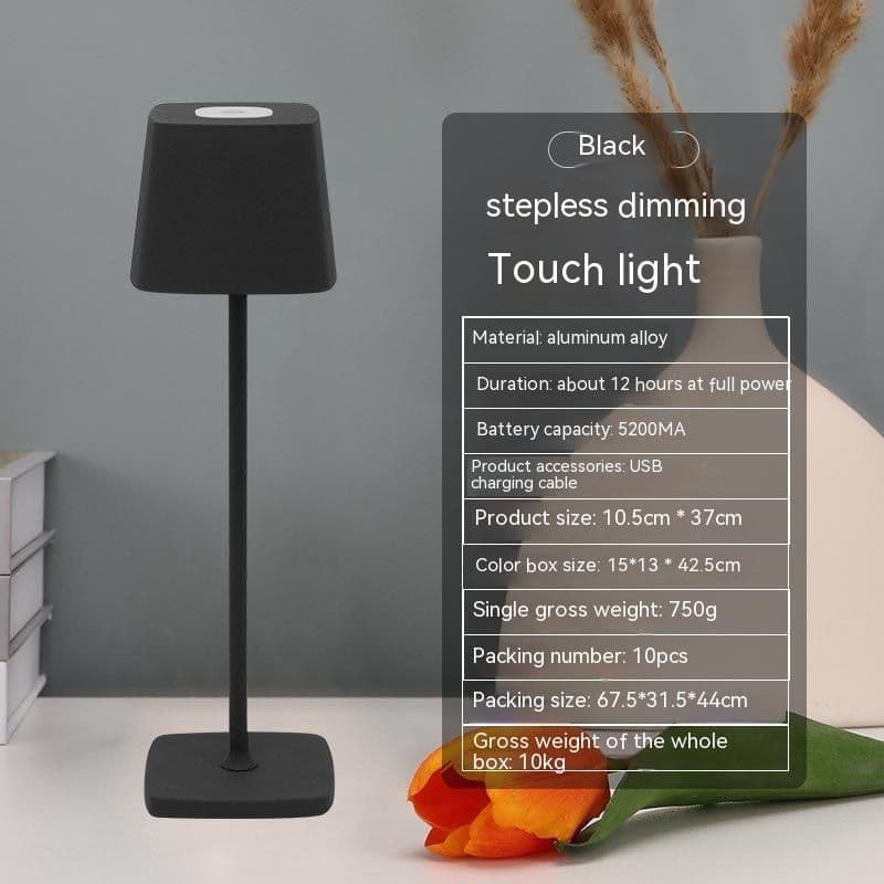 image-USB Rechargeable Desk Lamp Bedroom Touch Led Atmosphere Small Night Lamp