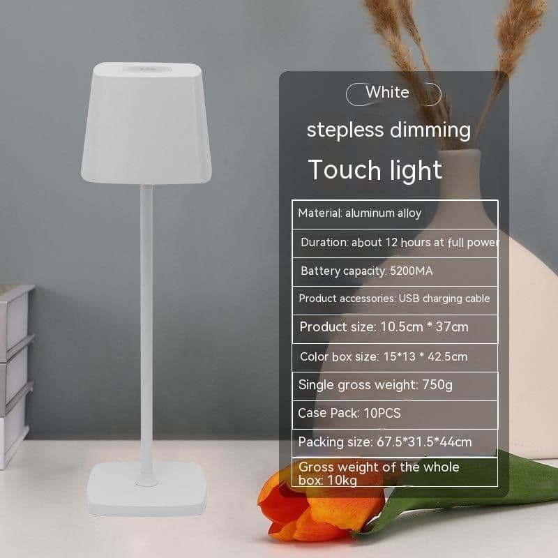 image-USB Rechargeable Desk Lamp Bedroom Touch Led Atmosphere Small Night Lamp
