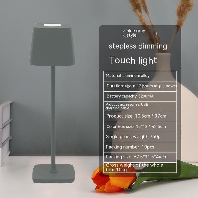 image-USB Rechargeable Desk Lamp Bedroom Touch Led Atmosphere Small Night Lamp