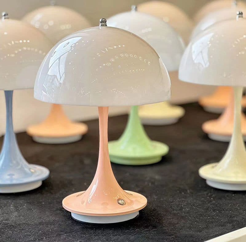 image-Nordic Retro Bedroom Bedside Lamp Rechargeable Decorative Study Table Lamp
