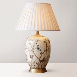 image-American Ceramic Table European Bedroom Bedside Lamp