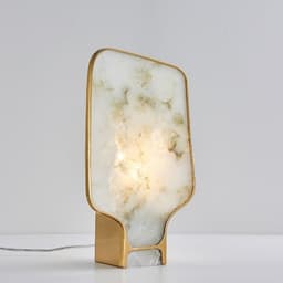 image-Marble Table Lamp New Chinese Study