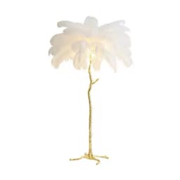 image-Decorative Resin Feather Floor Lamp For Living Room And Bedroom