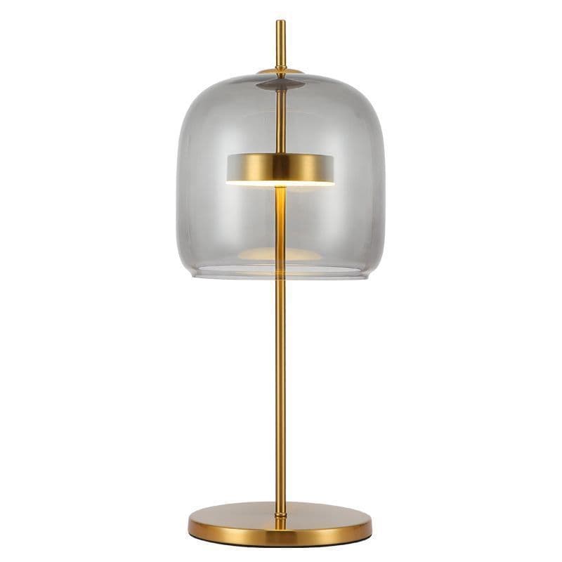 image-Modern Bedside LED Glass Lamp