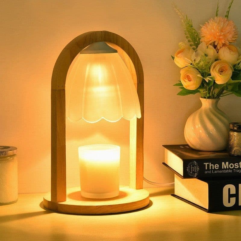 image-Fragrance Lamp New Chinese Melting Candle Lamp Bedroom Adjustable Light Melting Wax Lamp