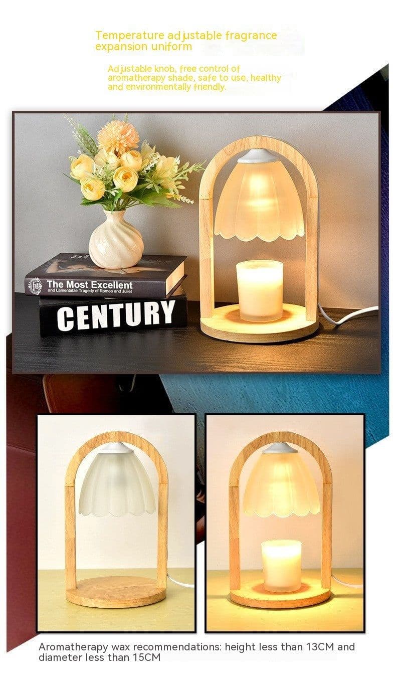 image-Fragrance Lamp New Chinese Melting Candle Lamp Bedroom Adjustable Light Melting Wax Lamp