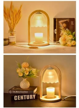 image-Fragrance Lamp New Chinese Melting Candle Lamp Bedroom Adjustable Light Melting Wax Lamp