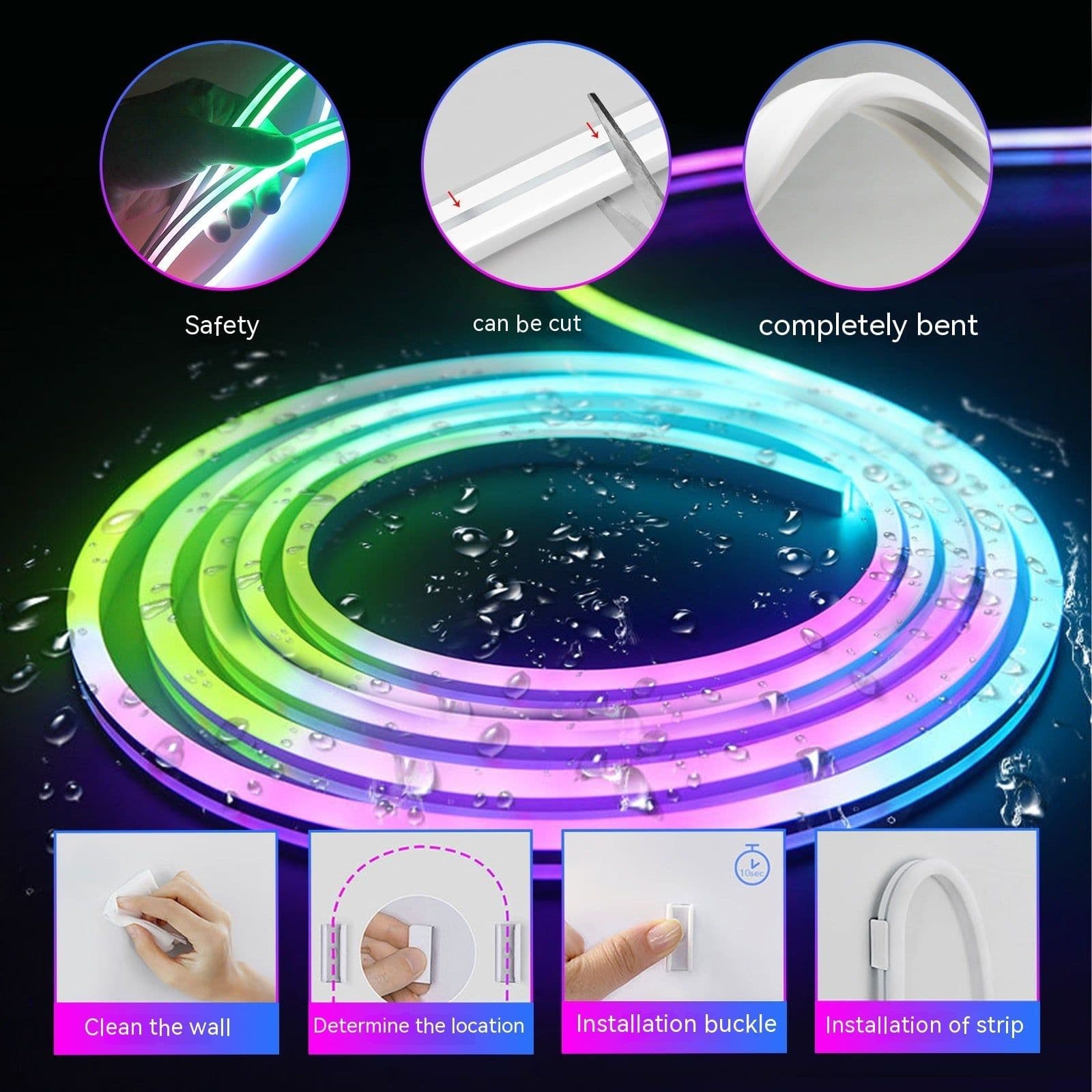 image-Color Changing Outdoor Waterproof Ambience Light