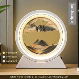 image-Quicksand Painting Hourglass Decoration Small Night Lamp Atmosphere Gift